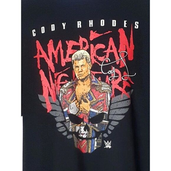 WWE 500 Level Cody Rhodes Skull Tee 3XL Black American Nightmare Official - Picture 3 of 5